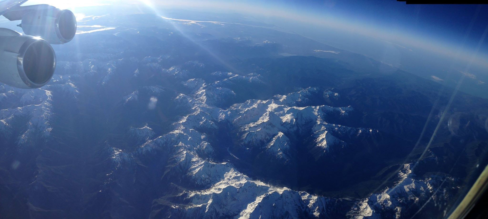 Image taken from aircraft during OLYMPEX