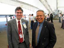 Bernie and Dr. Ramesh Kakar