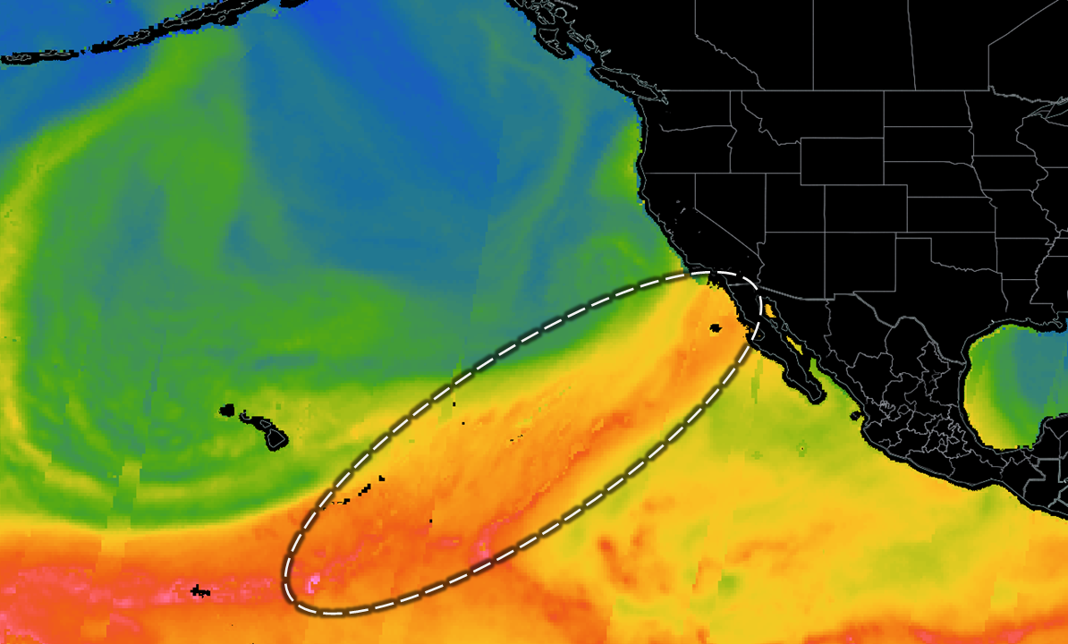 Moisture Carried on Wind Currents