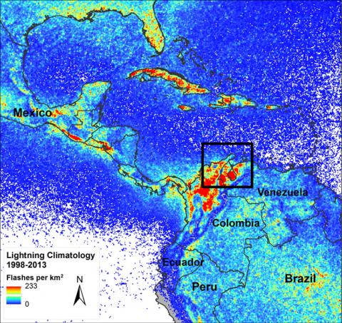 LIS VHRC revealing Earth's new lightning hotspot - Lake Maracaibo, Venezuela