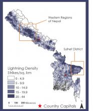 Lightning Exposure Map