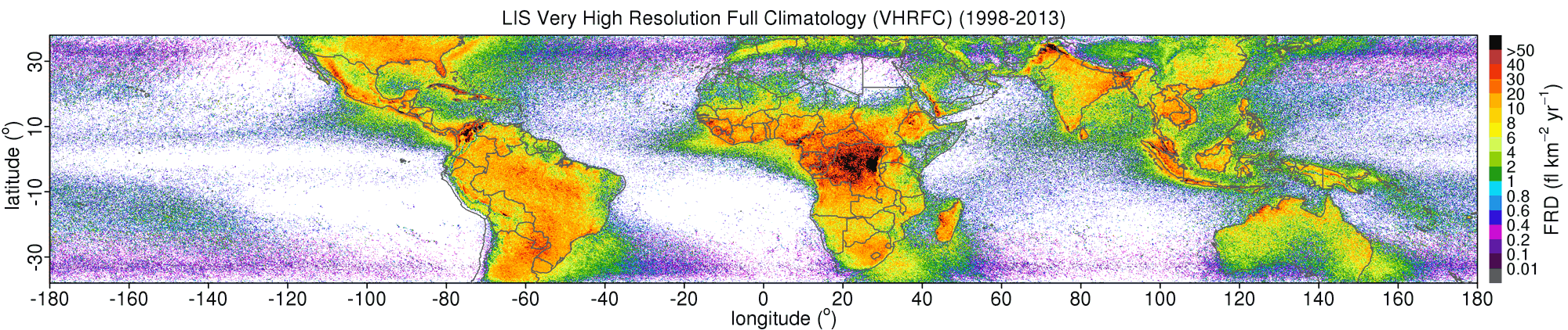 LIS Very High Resolution Full Climatology